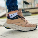 کتونی هوکا اناکاپا رنگ قهوه ای ( Goretex ) چهار فصل مخصوص کوهنوردی