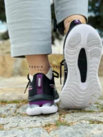 کفش اسیکس ژل کینسی مکس Asics GEL-KINSEI MAX مشکی بنفش