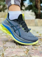 کفش اسیکس ژل کینسی مکس Asics GEL-KINSEI MAX طوسی سبز