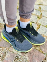 کفش اسیکس ژل کینسی مکس Asics GEL-KINSEI MAX طوسی سبز
