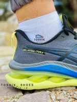 کفش اسیکس ژل کینسی مکس Asics GEL-KINSEI MAX طوسی سبز
