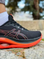 کفش اسیکس ژل کینسی مکس Asics GEL-KINSEI MAX مشکی نارنجی