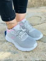 کتونی اسکچرز مدل 149886-Flex Comfort رنگ طوسی