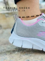 کتونی اسکچرز مدل 149886-Flex Comfort رنگ طوسی