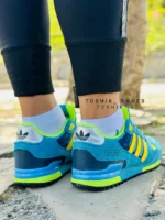 کفش آدیداس zx 750 رنگ سبزآبی