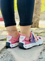 صندل ایرونر سفید صورتی زنانه و دخترانه