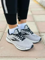 کفش بروکس مدل آدرنالین جی تی اس 22 رنگ طوسی 22 Adrenaline GTS