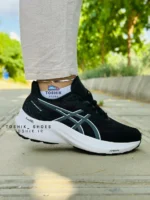 کفش اسیکس مدلGT2000 سری12 رنگ مشکی سفید
