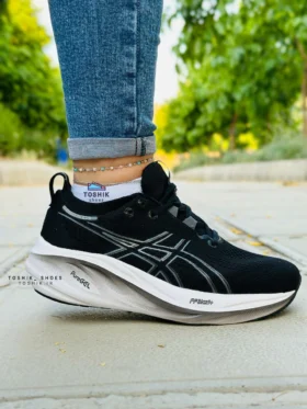 کتونی اسیکس نیمباس 26 [ GEL _ NUMBUS 26 ] رنگ مشکی