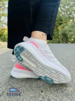 کتونی ادیداس مدل PUREBOOST رنگ سفید صورتی