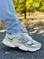 کفش نیوبالانس 9060 کرم و زیتونی روشن