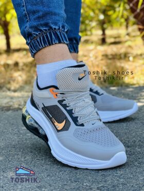 کتونی نایک ایرومکس رنگ طوسی Air max کپسولی فعال
