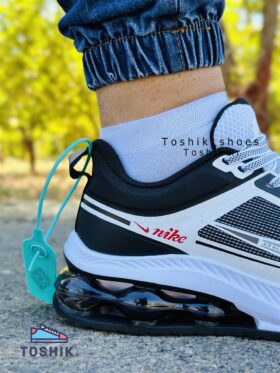 کتونی نایک ایرمکس رنگ سفید مشکی Air max کپسولی فعال