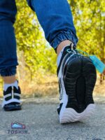 کتونی نایک ایرمکس رنگ سفید مشکی Air max کپسولی فعال