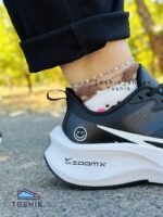 کفش نایک مدل zoom x زوم ایکس لبخند ضدآب مشکی بازیره سفید