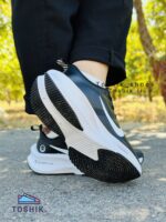 کفش نایک مدل zoom x زوم ایکس لبخند ضدآب مشکی بازیره سفید