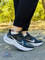 کفش نایک مدل zoom x زوم ایکس لبخند ضدآب مشکی بازیره سفید
