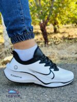 کفش نایک zoom x (زوم ایکس لبخند) ضدآب سفید مشکی