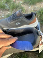 کتونی اسکیچرز مدل go walk outdoors طوسی