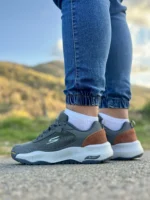 کتونی اسکیچرز مدل go walk outdoors طوسی