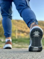کتونی اسکیچرز مدل go walk outdoors طوسی