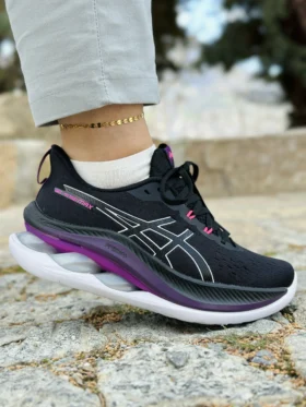 کفش اسیکس ژل کینسی مکس Asics GEL-KINSEI MAX مشکی بنفش