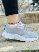 کتونی اسکچرز مدل 149886-Flex Comfort رنگ طوسی