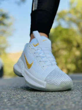 کفش نایک بسکتبالی مدل LeBron Ambassador 13 رنگ سفید