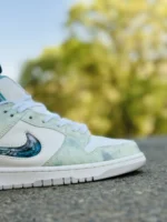 کفش نایک مدل dunk dragon سبزآبی