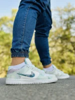 کفش نایک مدل dunk dragon سبزآبی