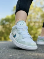 کفش نایک مدل dunk dragon سبزآبی زنانه و دخترانه