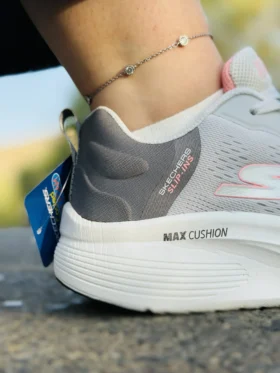 کتونی اسکیچرز مدل max cushion رنگ طوسی