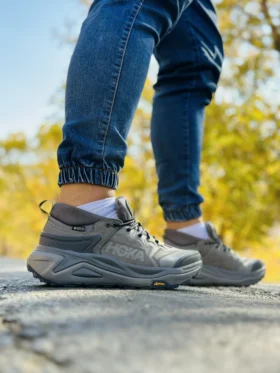 کتونی کوهنوردی هوکا مدل کاها3-kaha3 ضدآب خاکستری