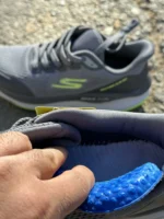 کتونی اسکیچرز مدل slip-ins طوسی