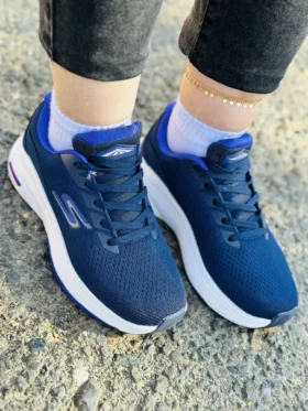 کتونی اسکیچرز مدل go walk رنگ سرمه ای با زیره سفید