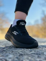 کتونی اسکیچرز مدل go walk رنگ تمام مشکی زنانه