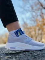 کتونی اسکیچرز مدل go walk رنگ طوسی روشن