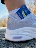 کتونی اسکیچرز مدل go walk رنگ طوسی روشن