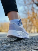 کتونی اسکیچرز مدل go walk رنگ طوسی روشن