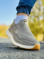 کتونی اسکیچرز مدل slip-ins قهوه ای بدونه بند