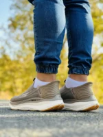کتونی اسکیچرز مدل slip-ins قهوه ای بدونه بند