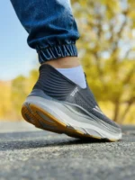 کتونی اسکیچرز مدل slip-ins طوسی بدونه بند