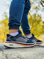 کتونی اسکیچرز مدل go run رنگ سرمه ای