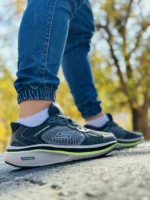 کتونی اسکیچرز مدل go run رنگ خاکستری طوسی