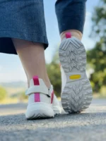 کتونی گورنورنی سفید صورتی