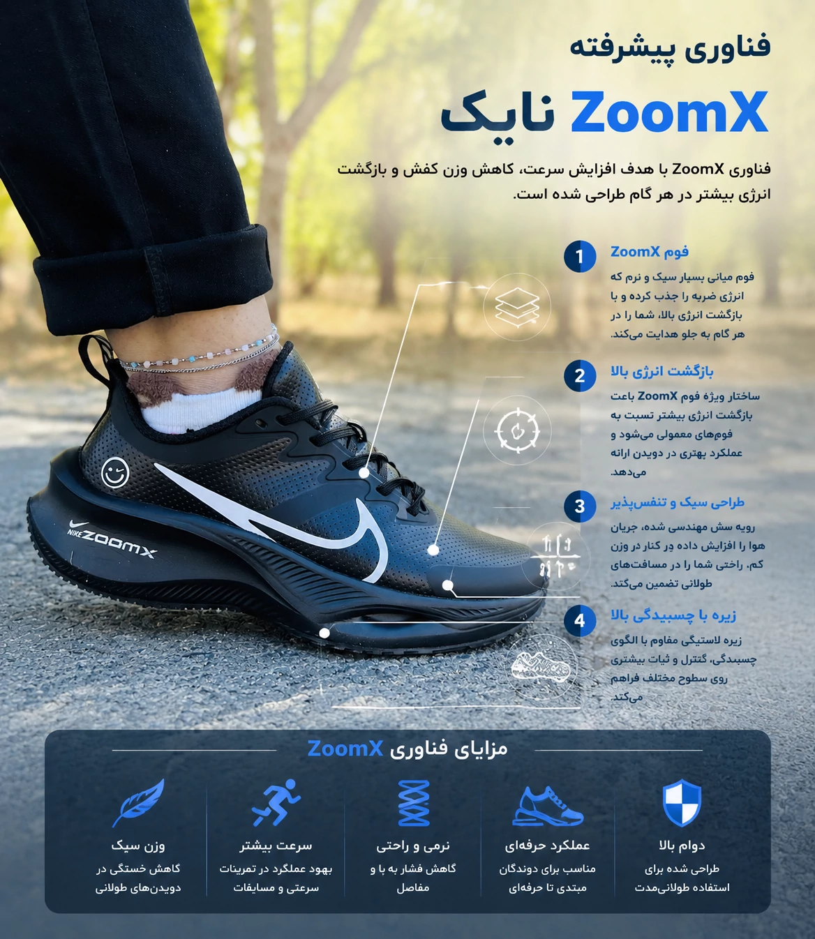 فناوری ZoomX نایک چیست و چه مزایایی دارد؟